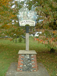 Great Hockham Village Sign