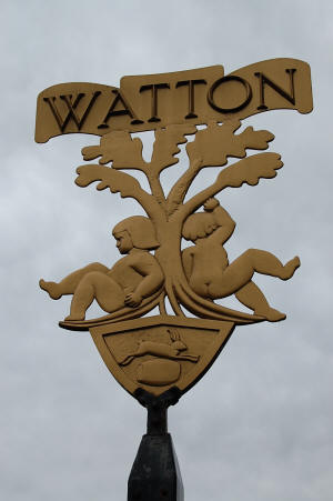 Watton Town Sign
