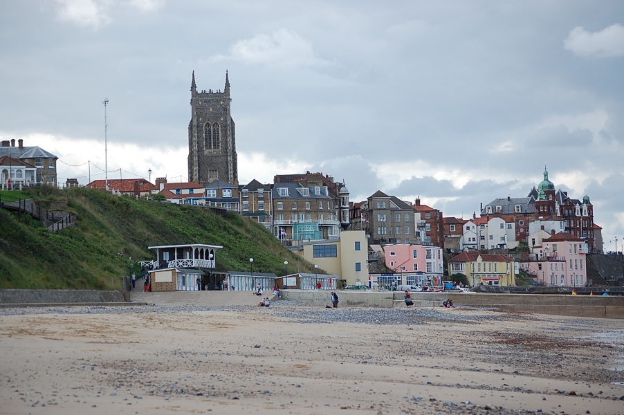 Image of Cromer from the beach